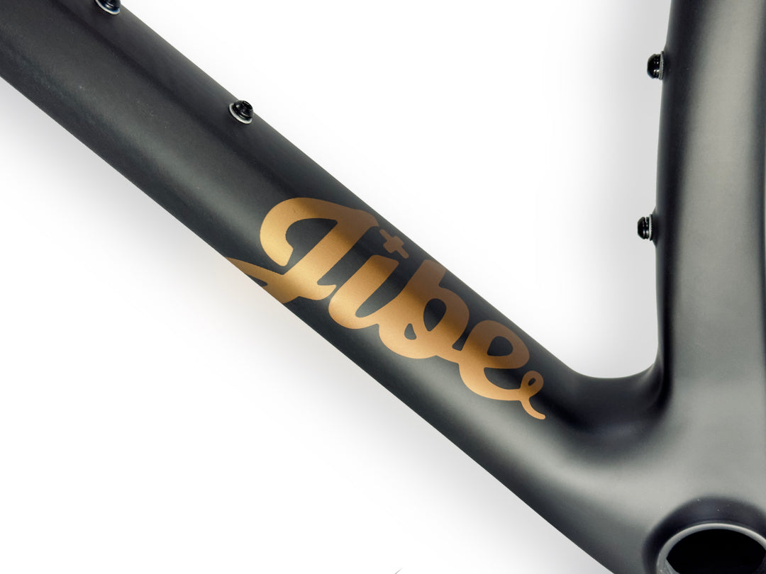 Jibe XCHT cross counmtry hardtail frame in El Dorado colorway to match the fox racing kashima gold used on the limited edition podium forks