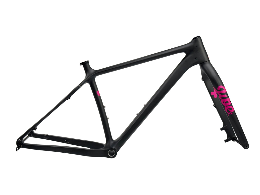 The Jibe Chubber in the color Black N' Pink.