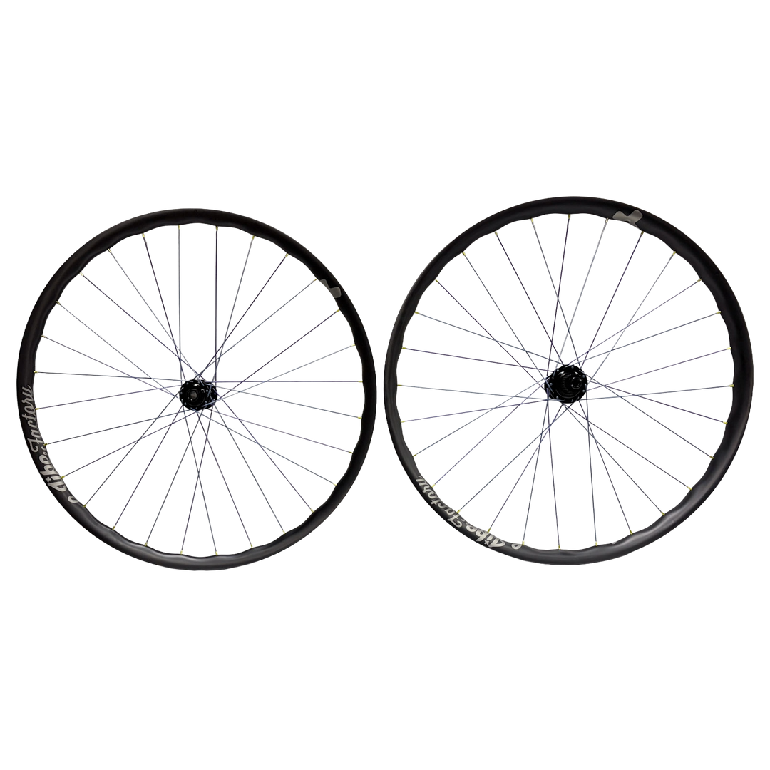 Purple and Blue titanium wheelset build