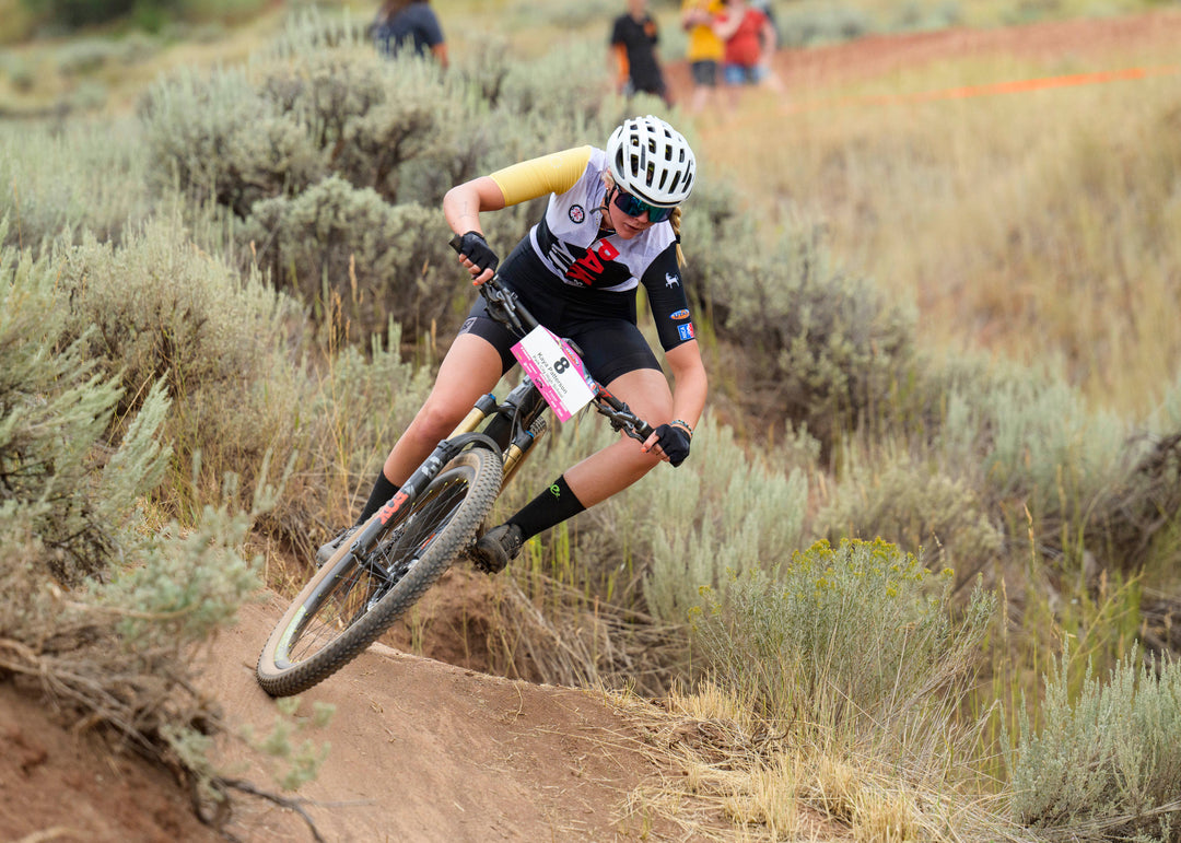 Kaya Patterson racing her Jibe Fully in park city Utah.