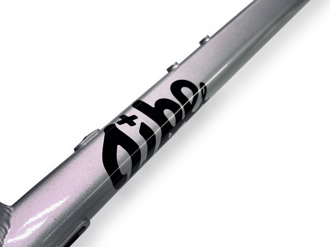 Jibe Firecracker Aluminum down tube in the color Moonlight