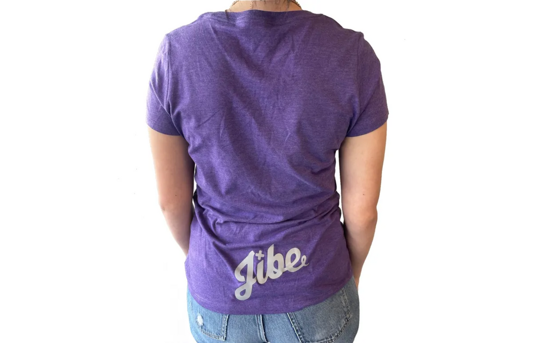 Jibe Casual Women's T-shirt (Purple)