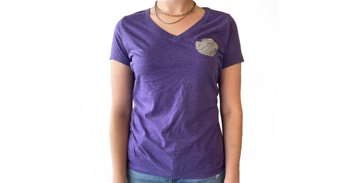 Jibe Casual Women's T-shirt (Purple)