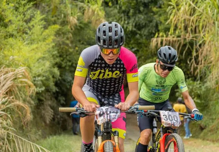 Jamerson Kent racing his Jibe Fully in Columbia. 